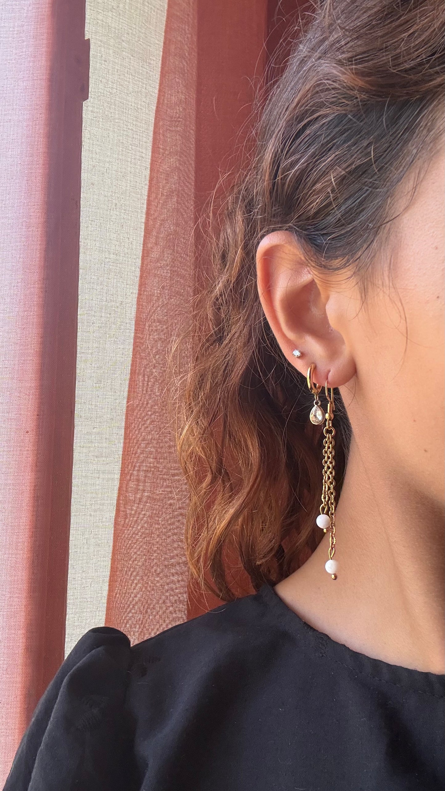 Boucle d’oreille Perle D’océan