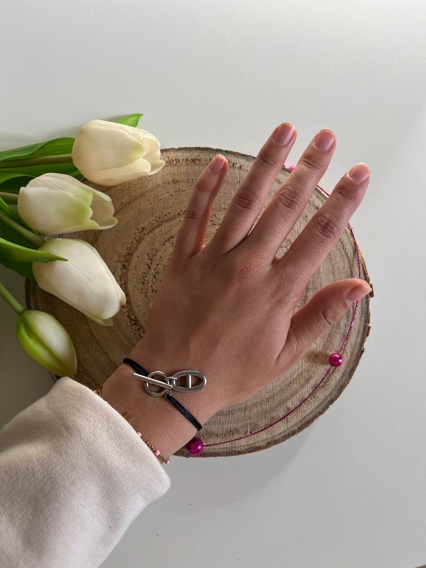 Bracelet nœud coulissant
