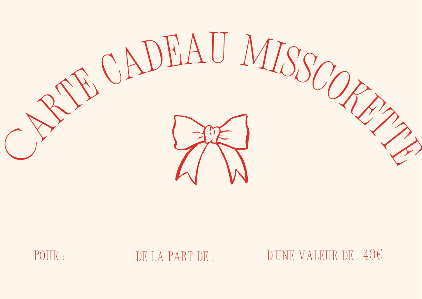 Carte cadeau