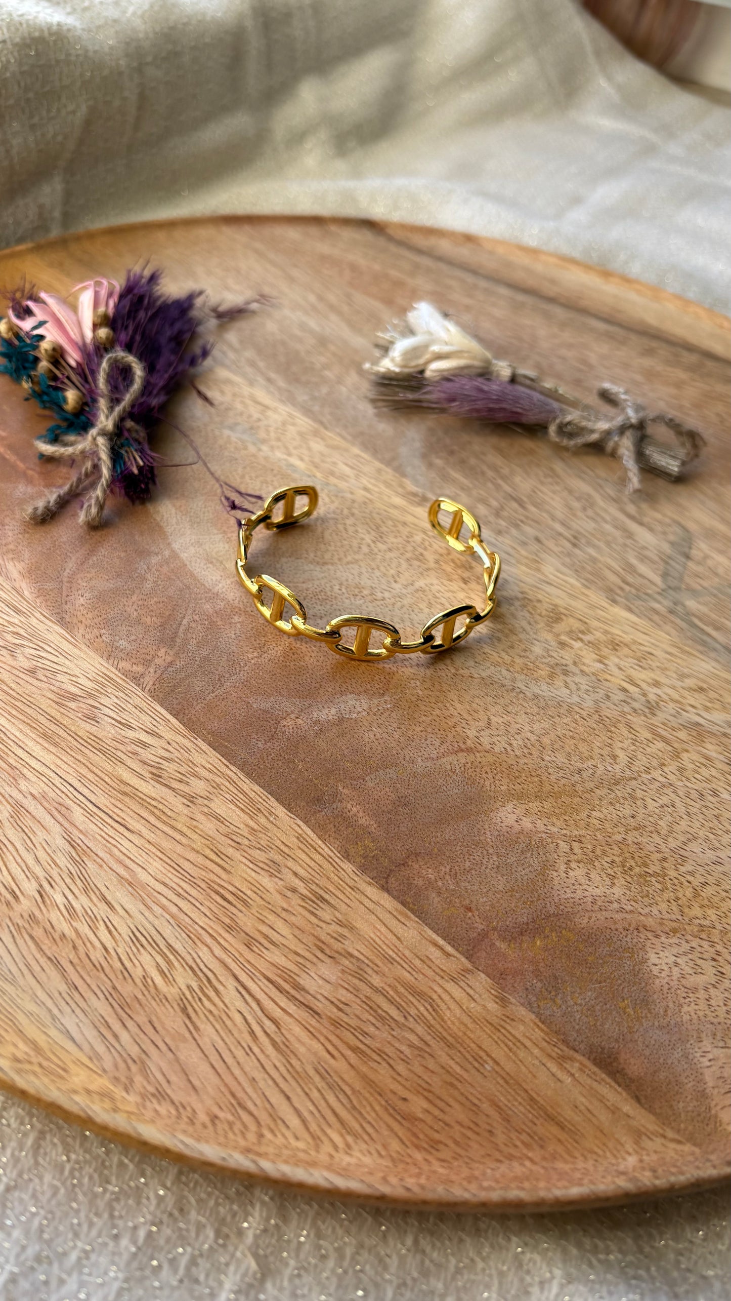Jonc maille marine
