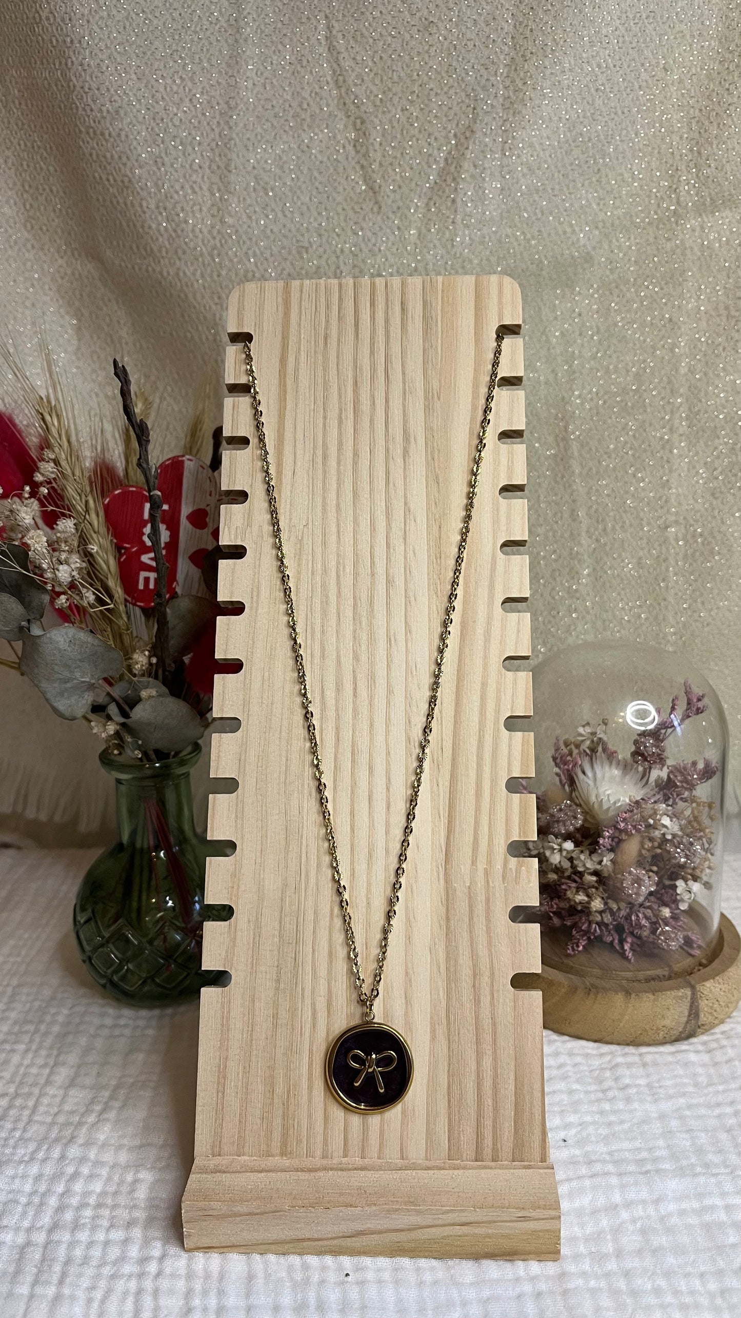 Collier Nœud de Soie