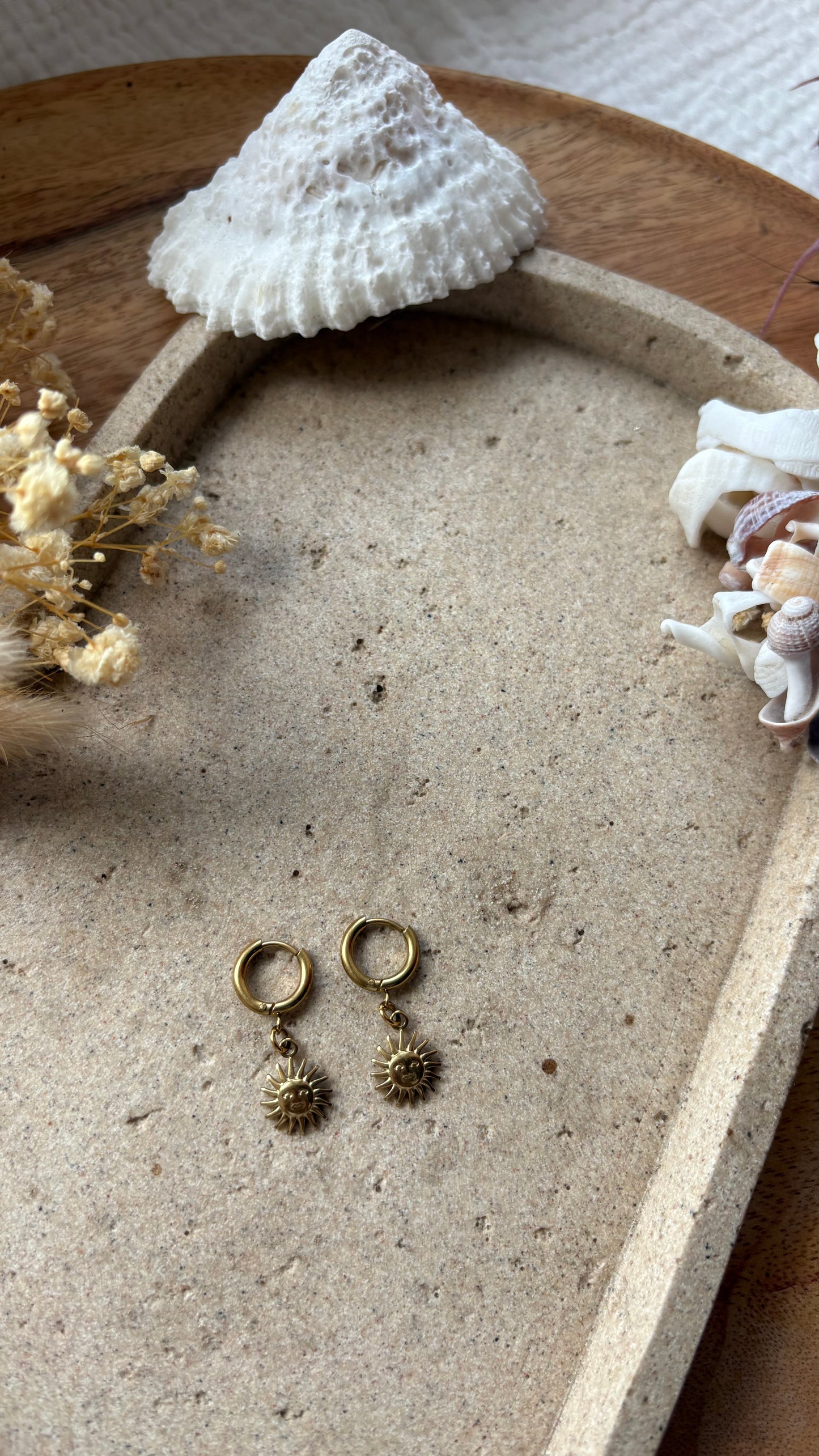 Boucle d’oreille Sun