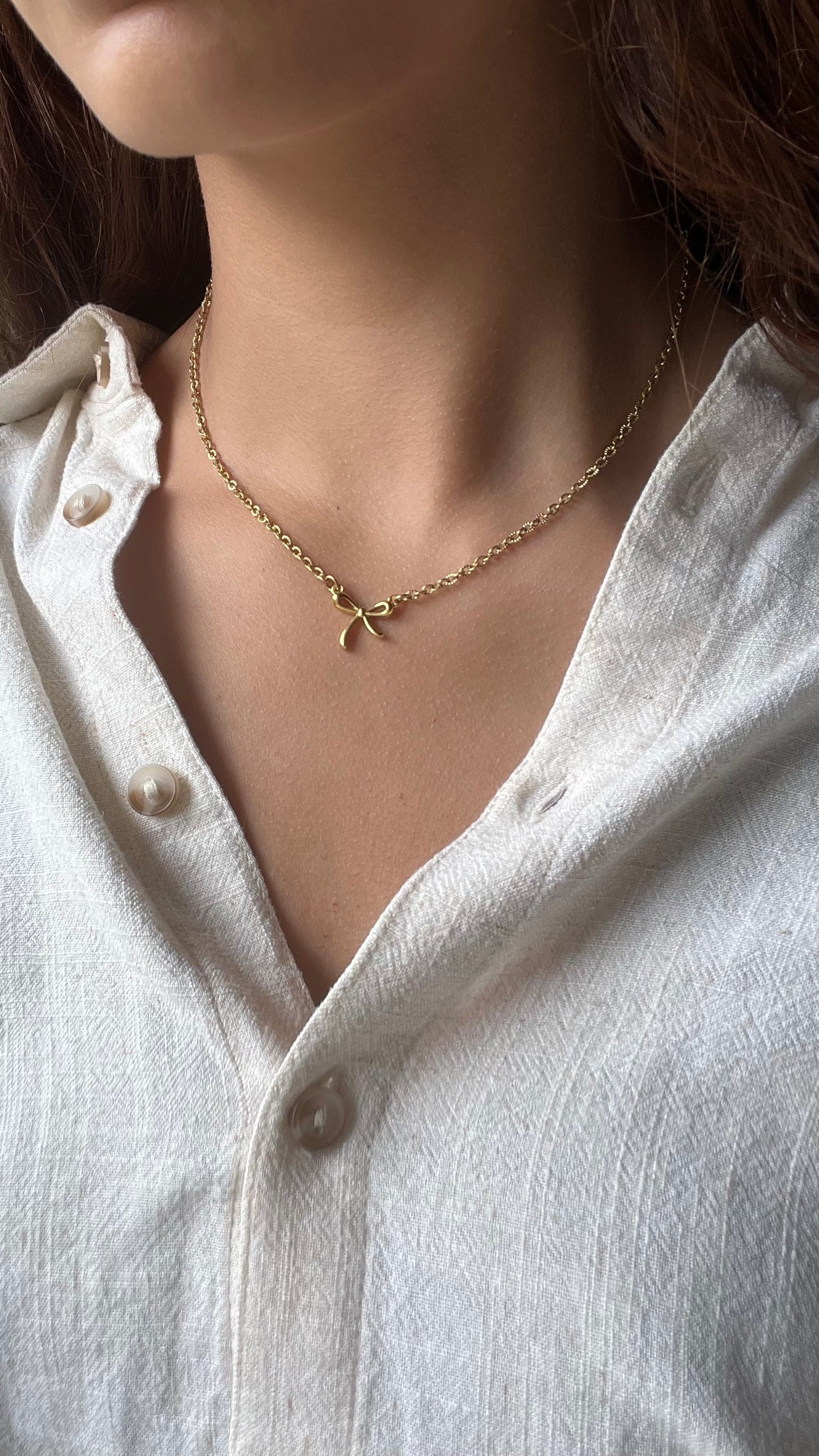 Collier noeud papillon