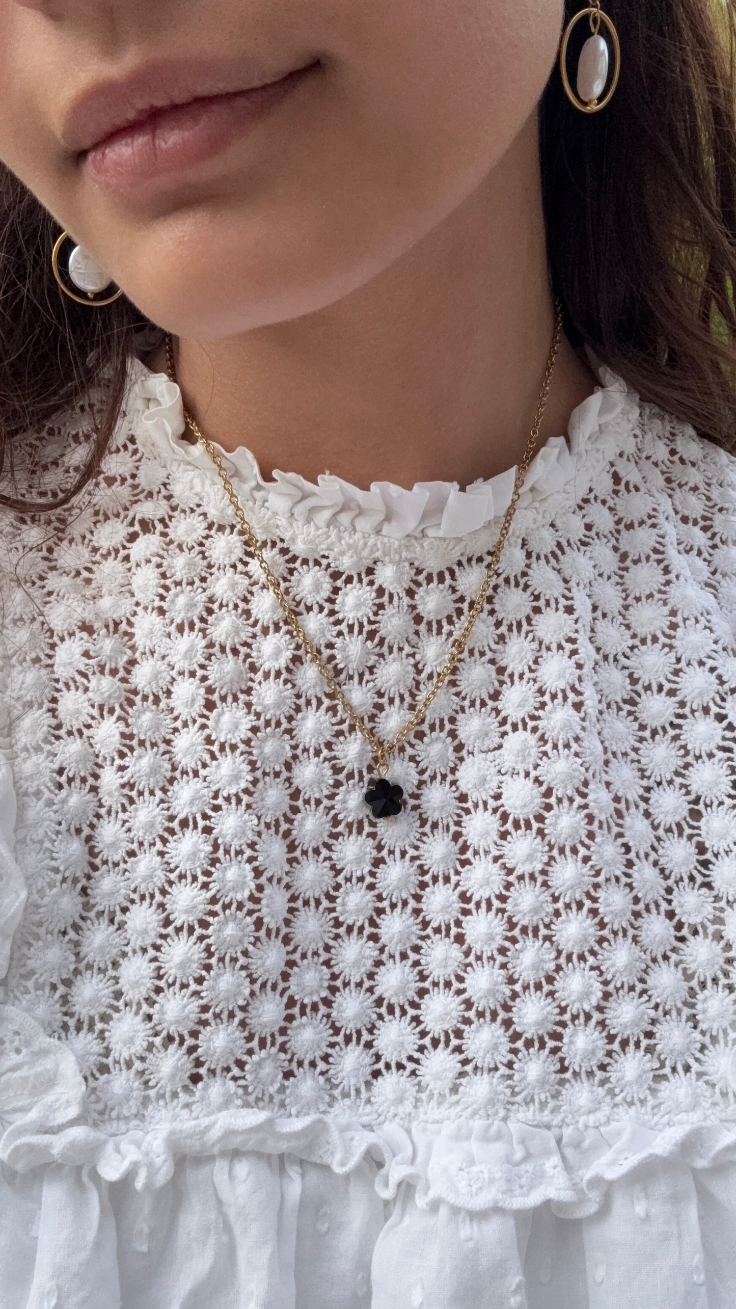Collier Jacqueline doré