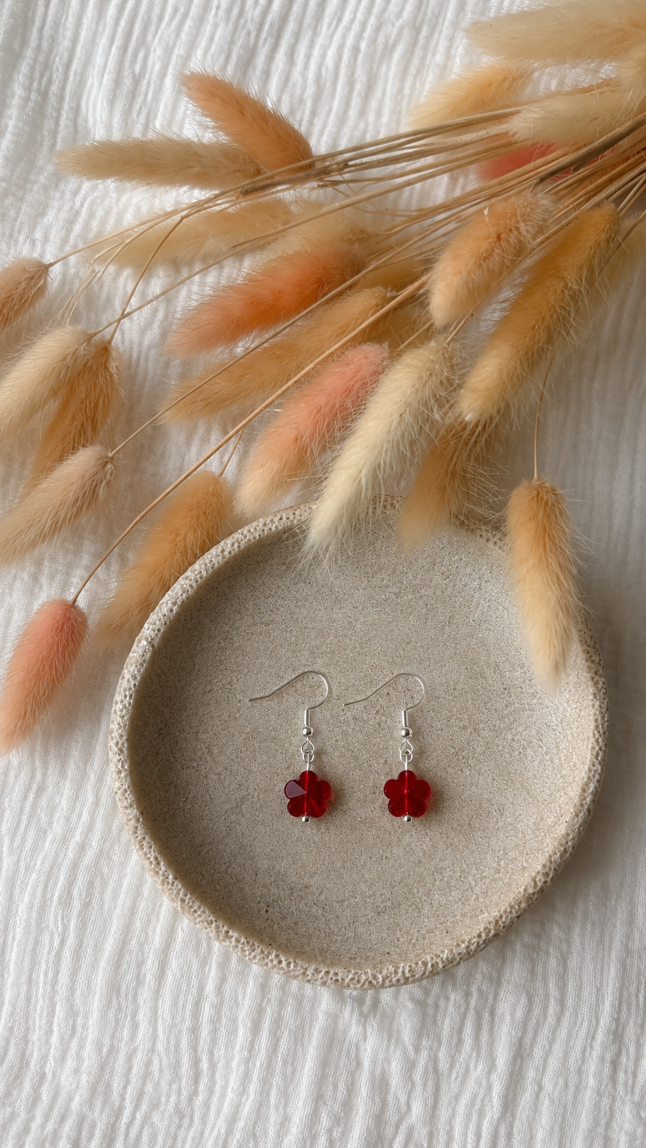 Boucle d’oreille jacqueline argenté
