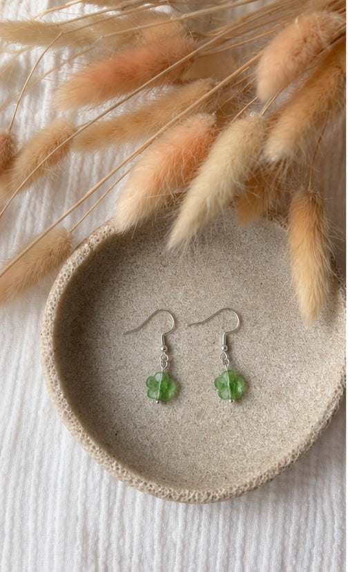 Boucle d’oreille jacqueline argenté