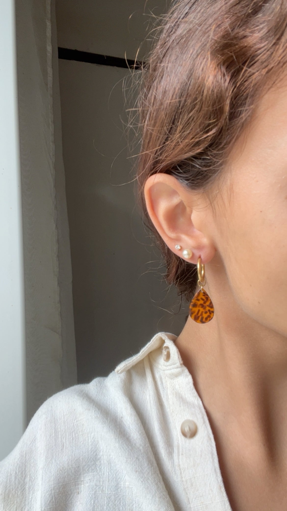 Boucle d’oreille Léo