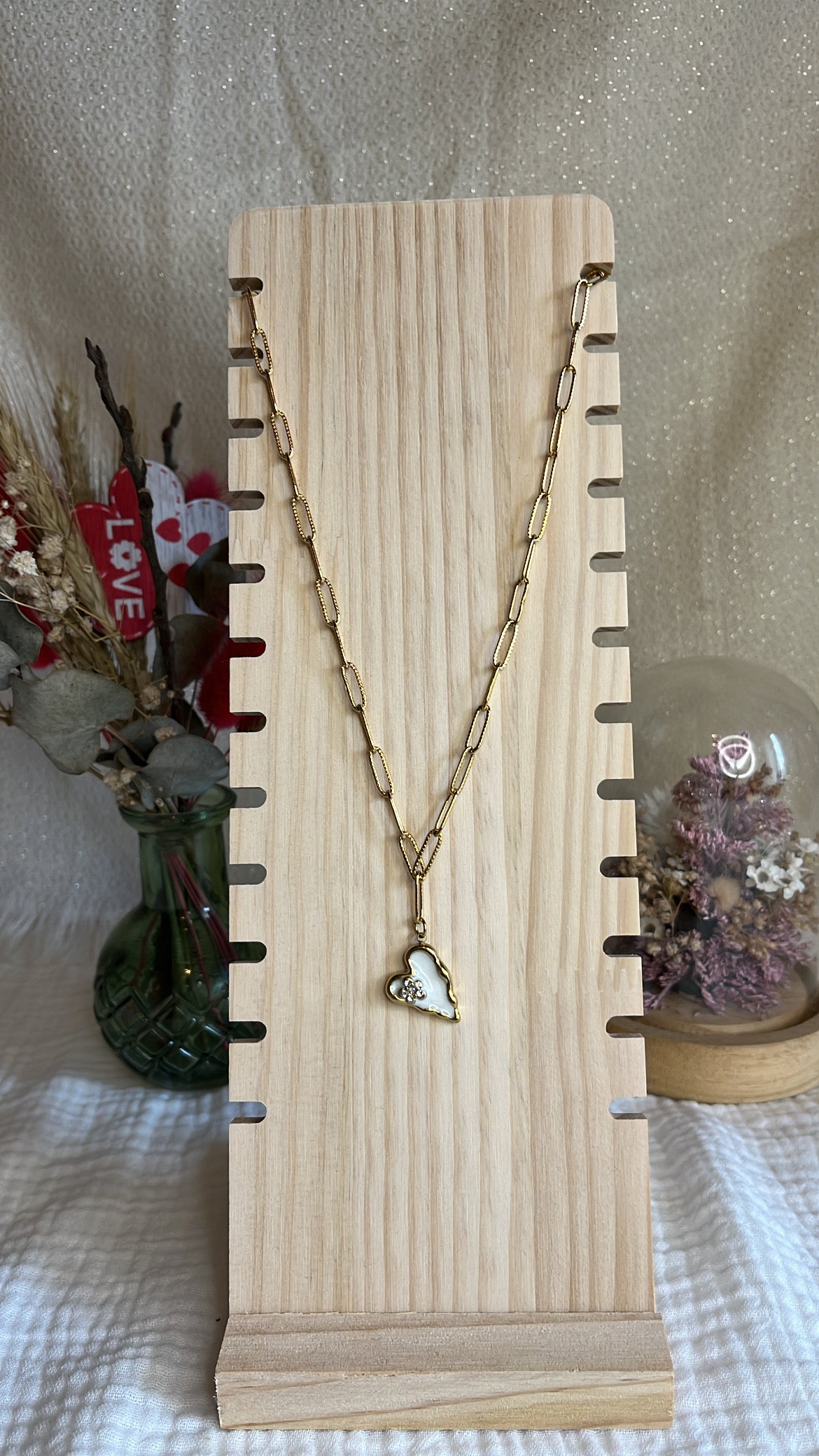Collier Coeur éclat