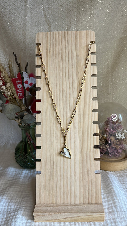 Collier Coeur éclat