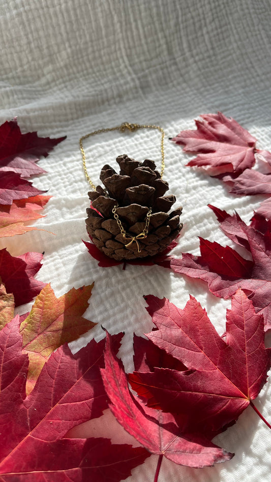 Collier noeud papillon