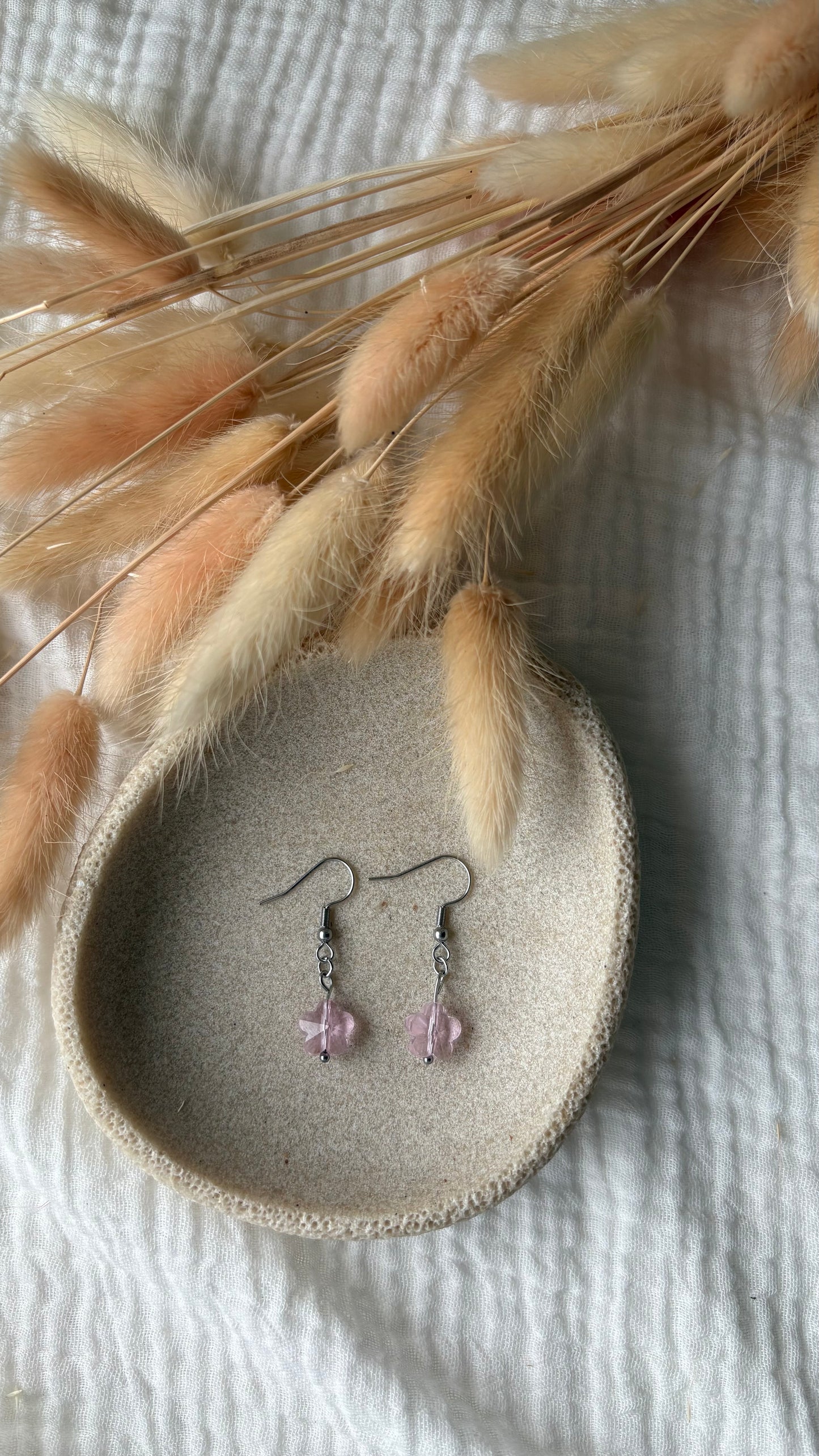 Boucle d’oreille jacqueline argenté