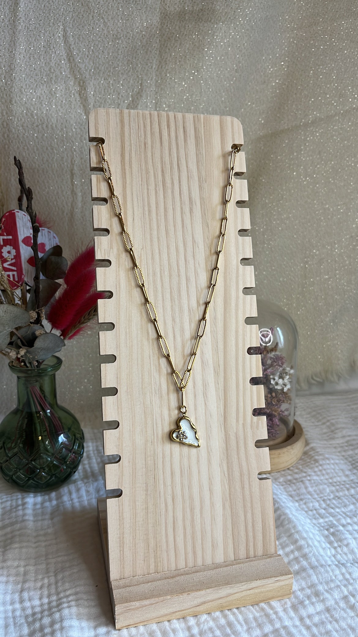 Collier Coeur éclat