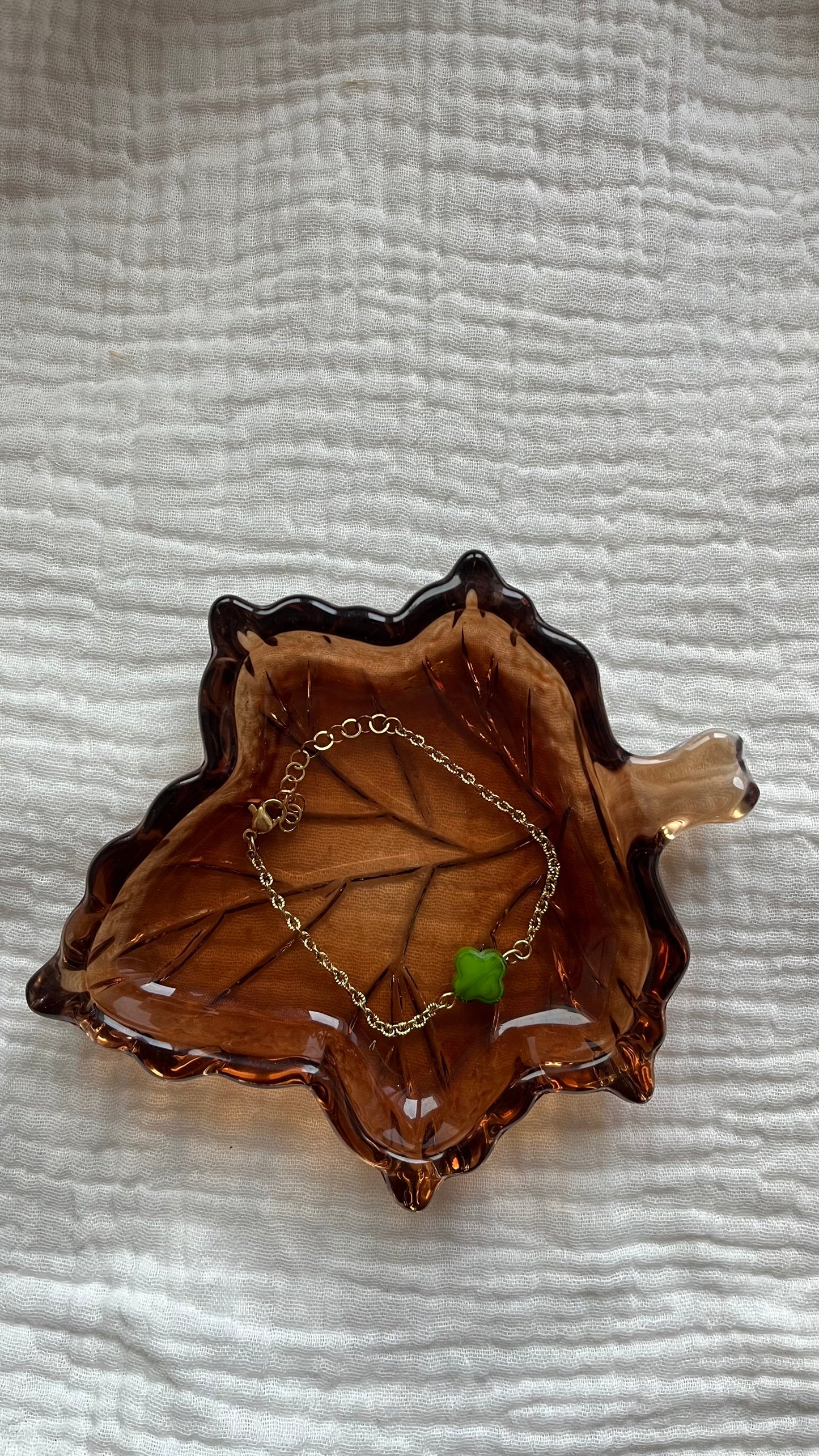 Bracelet Trèfle perlée