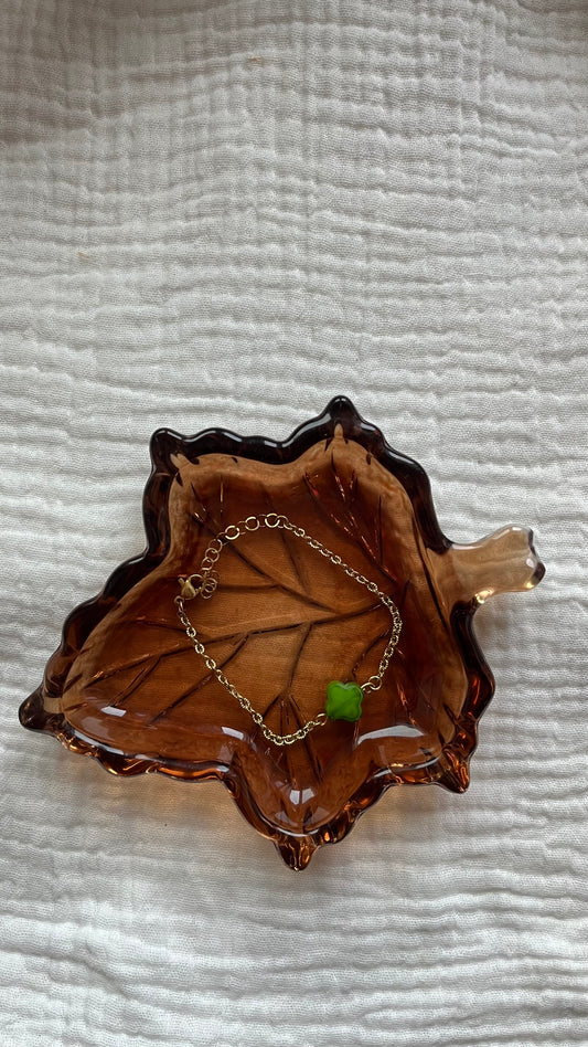 Bracelet Trèfle perlée