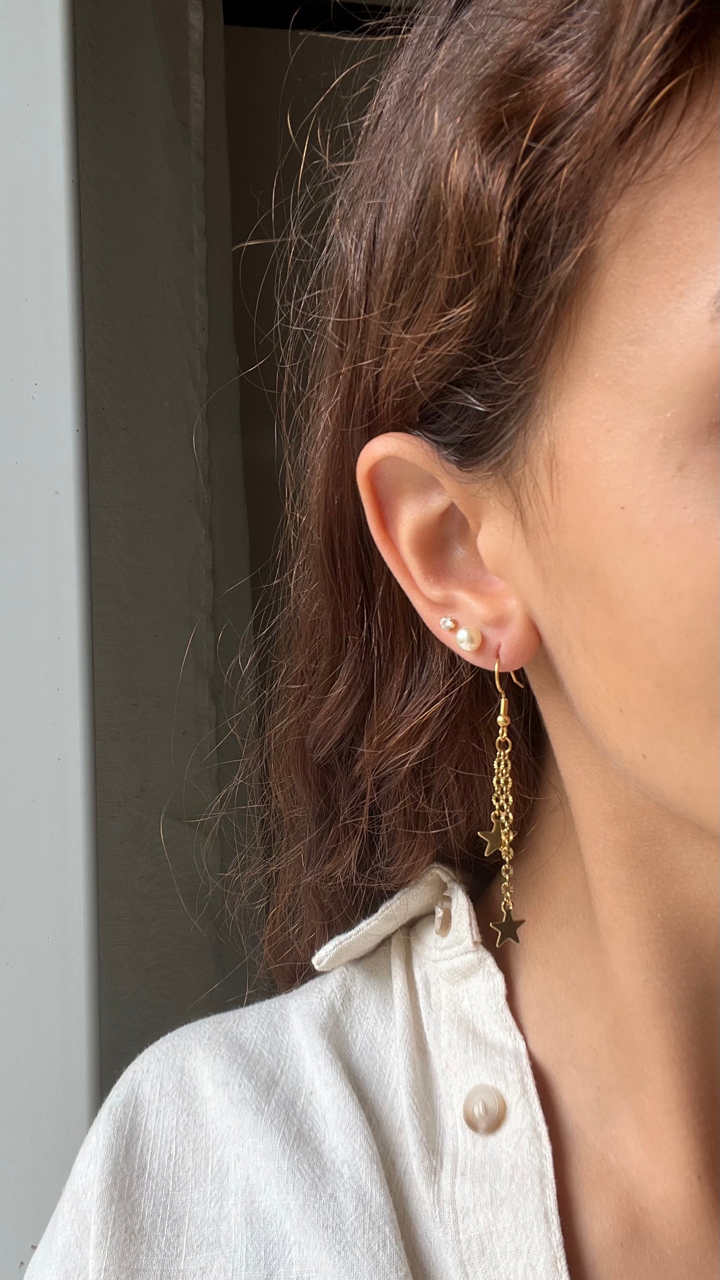 Boucle d’oreille étoile