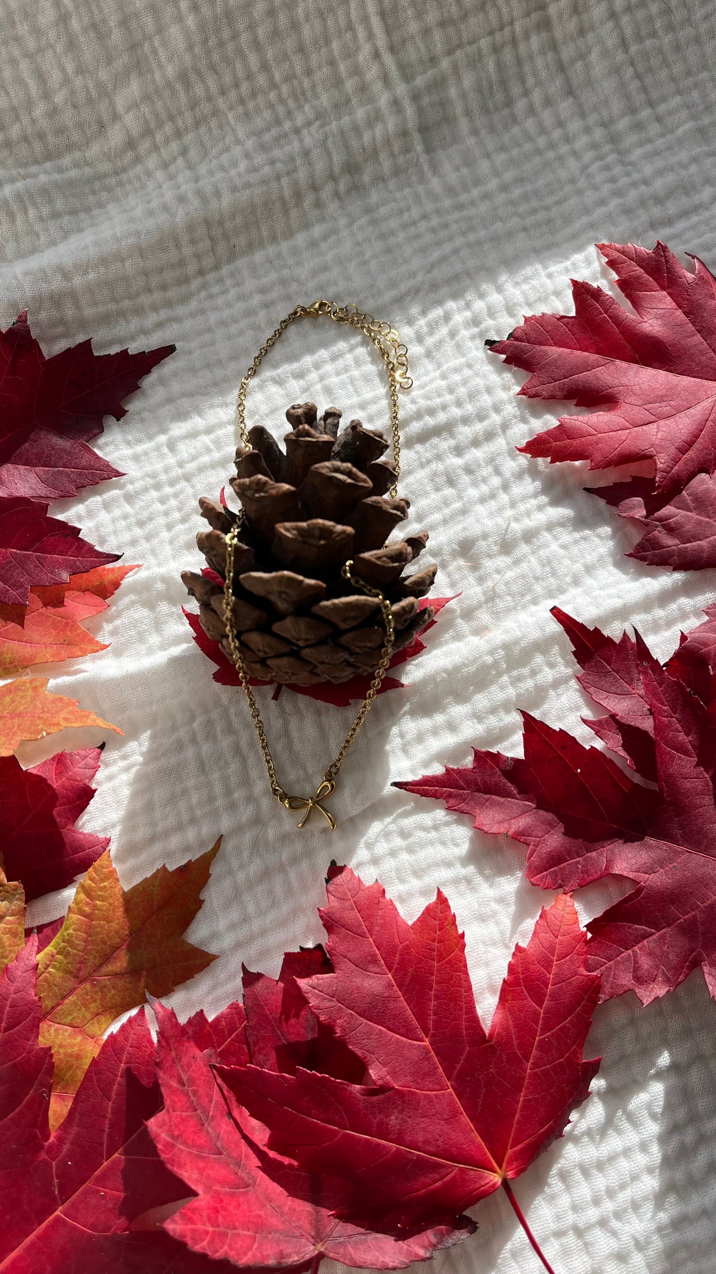 Collier noeud papillon