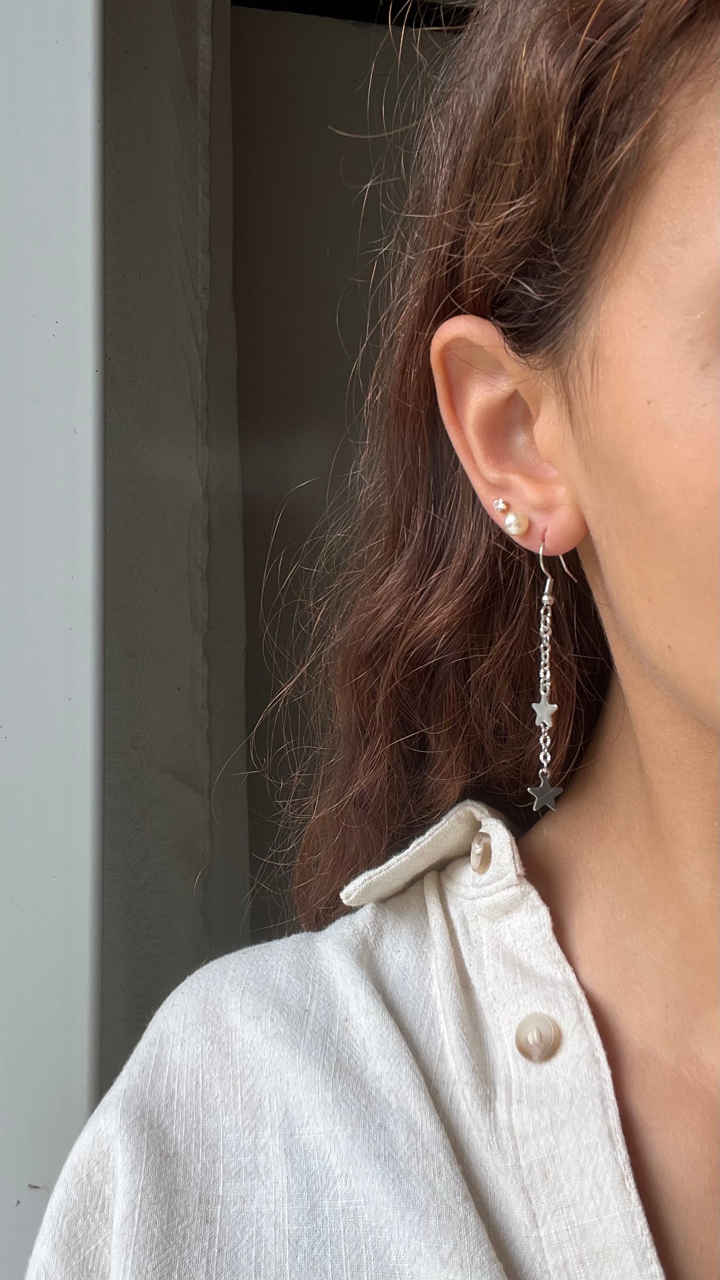 Boucle d’oreille étoile