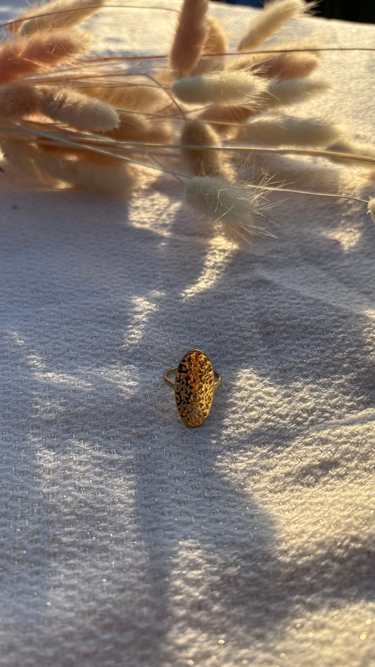 Bague martelée