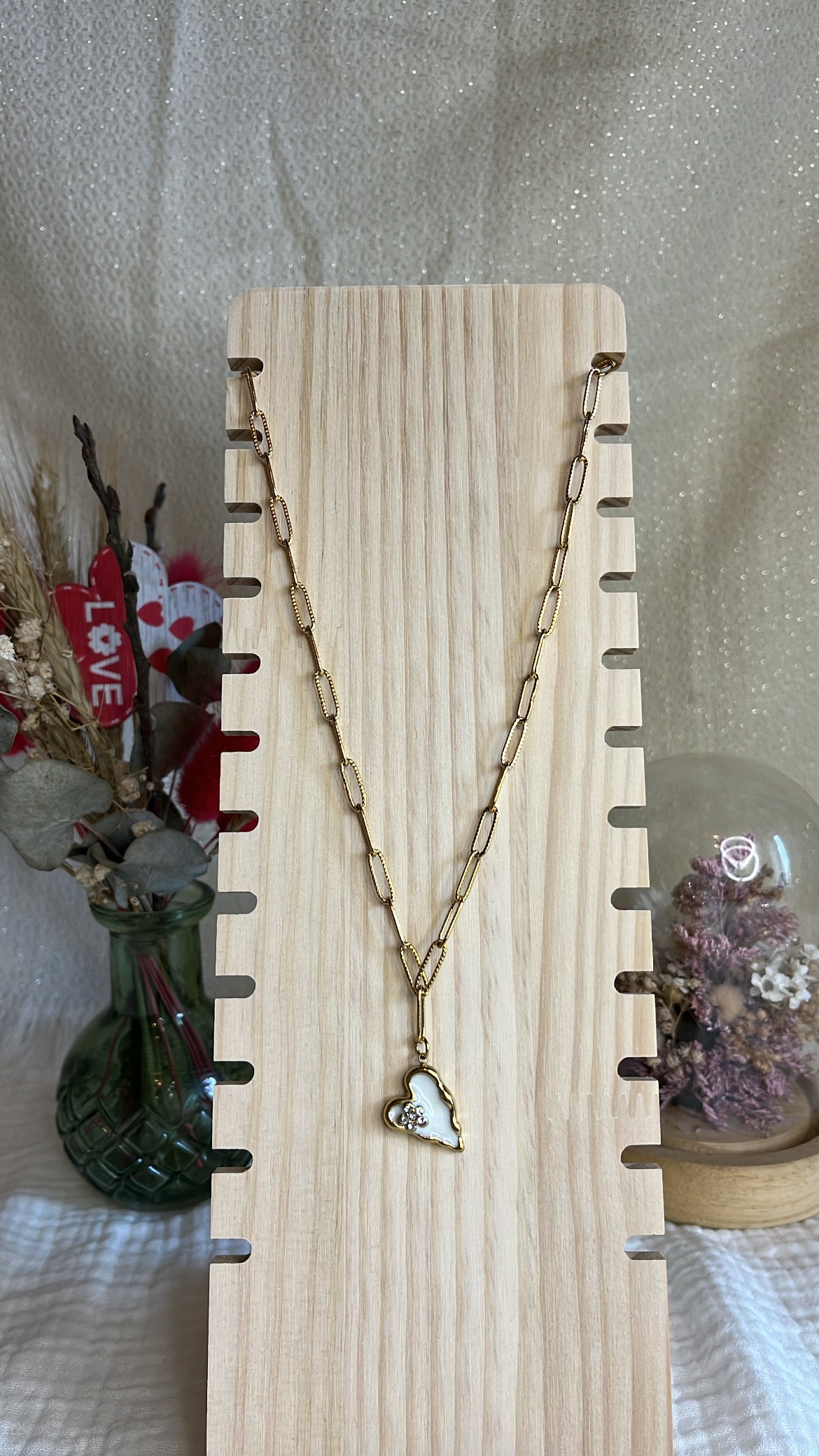 Collier Coeur éclat