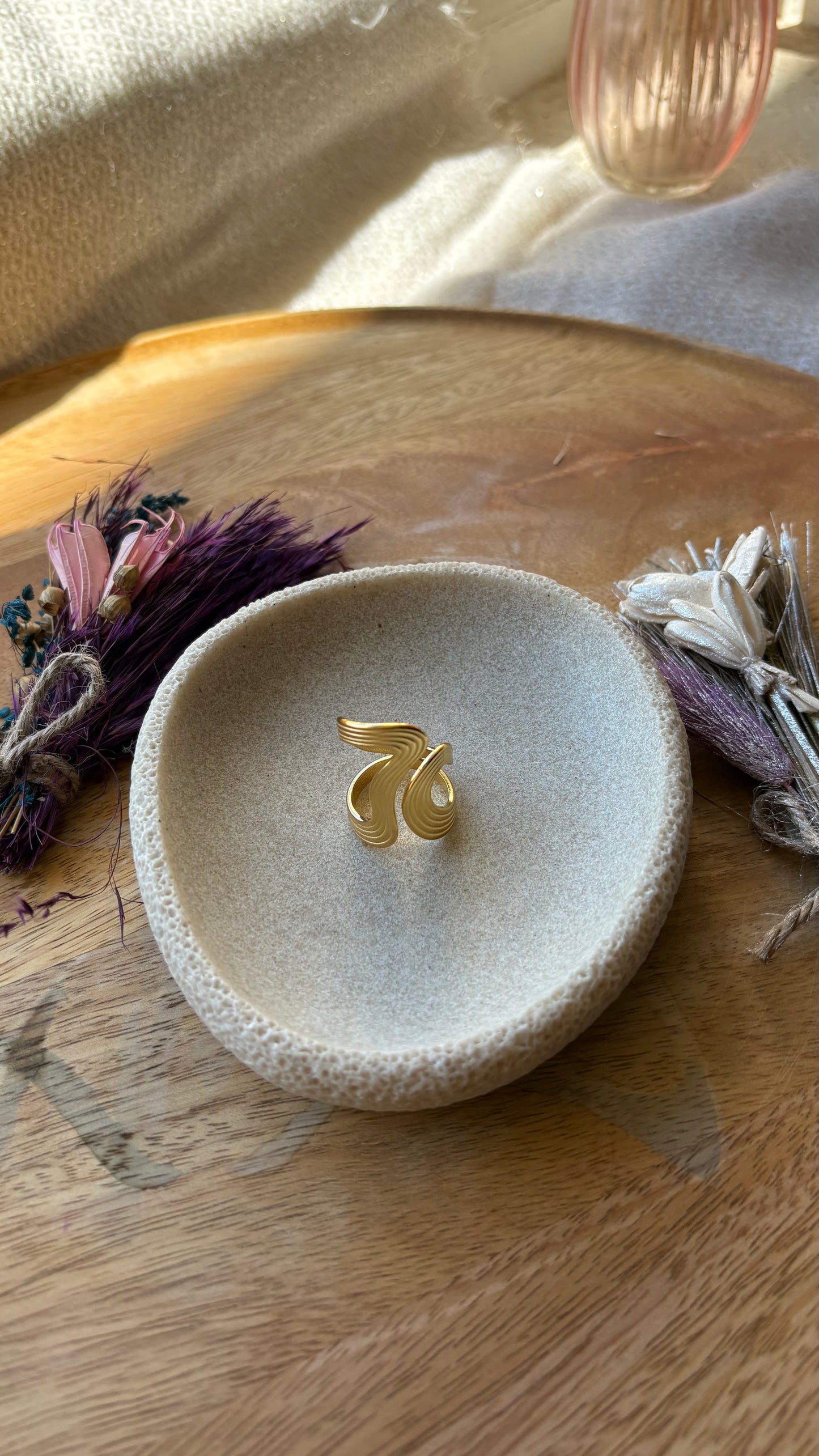 Bague Rayon doré