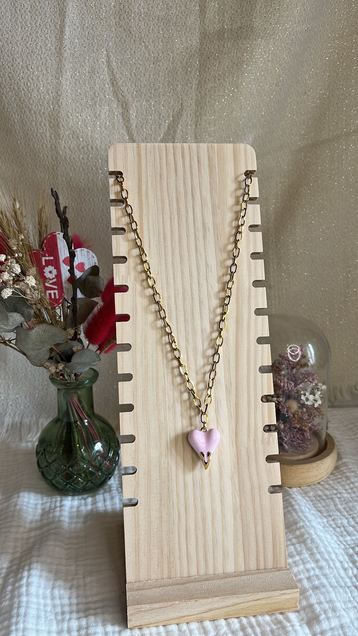 Collier Coeur de Soie