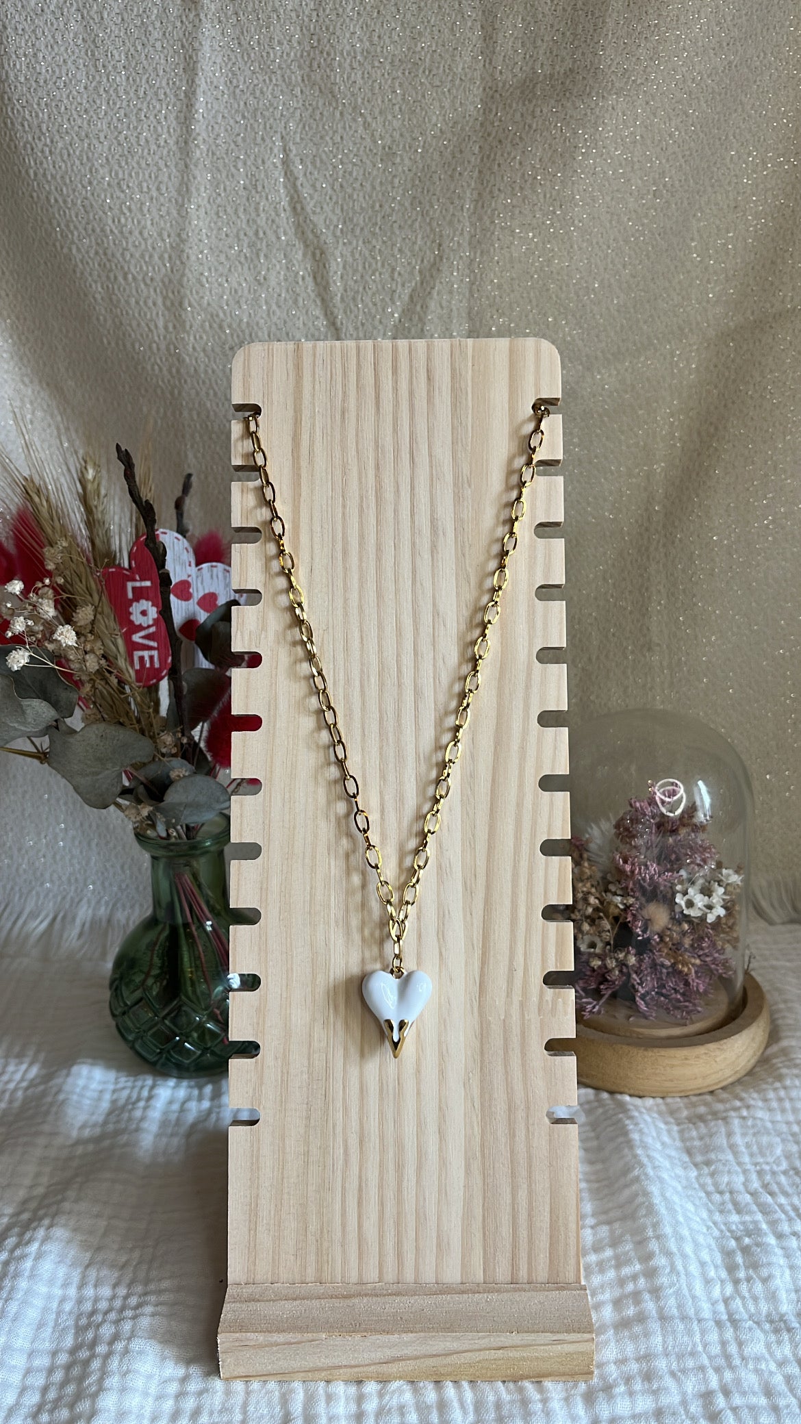 Collier Coeur de Soie