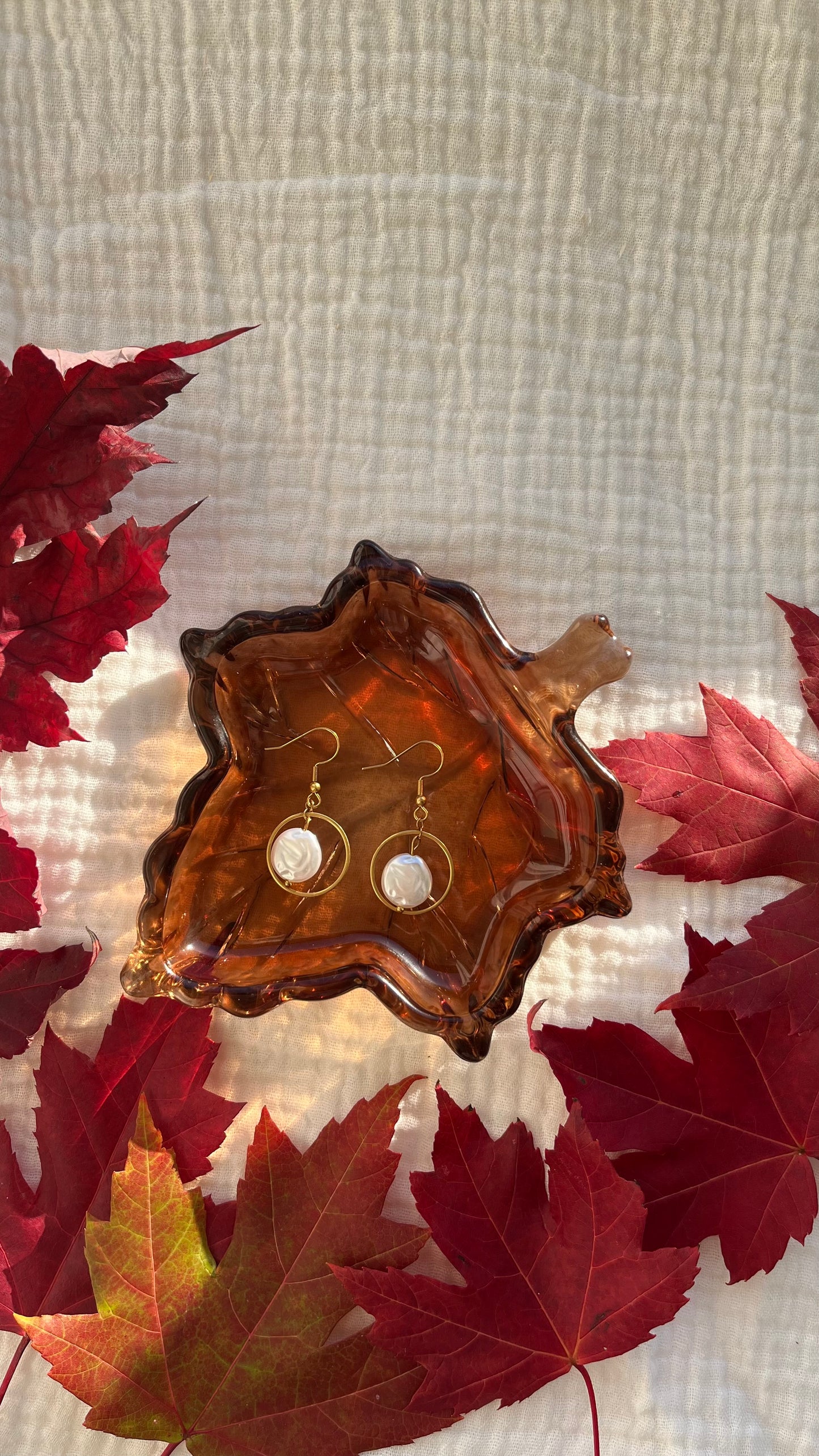 Boucle d’oreille Nacre