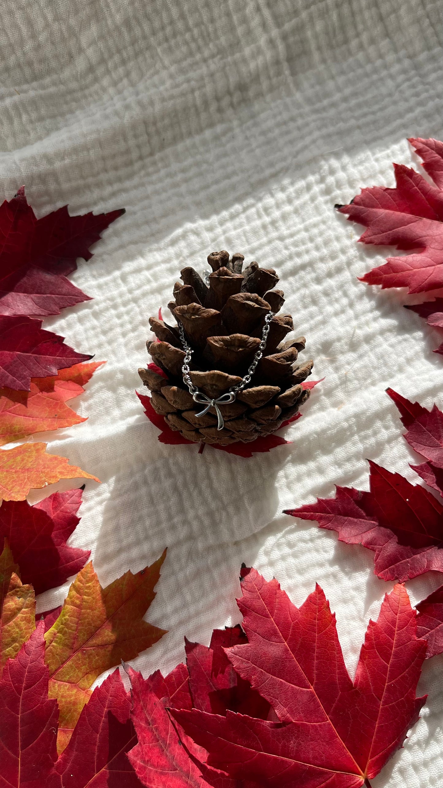 Collier noeud papillon