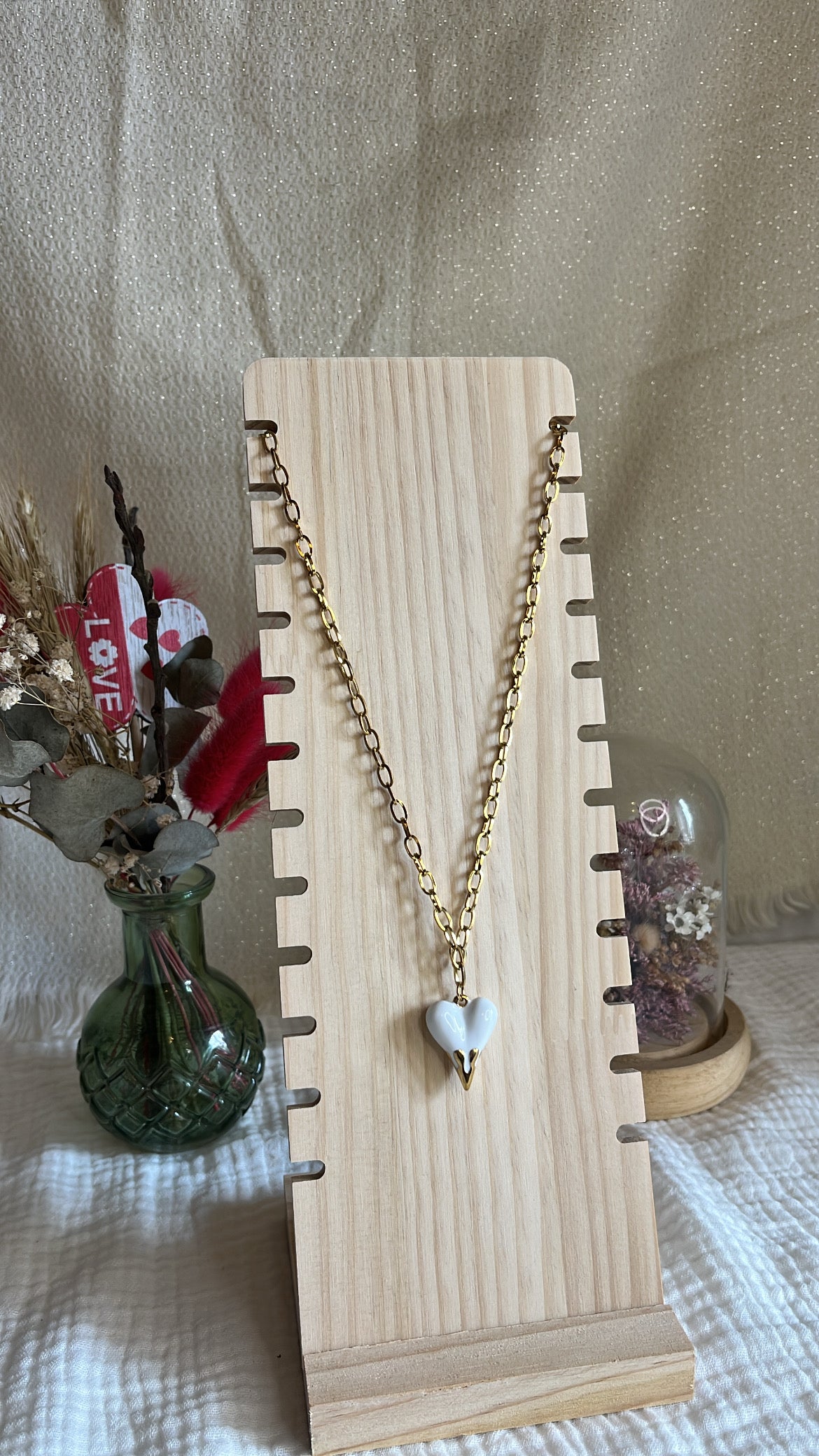 Collier Coeur de Soie