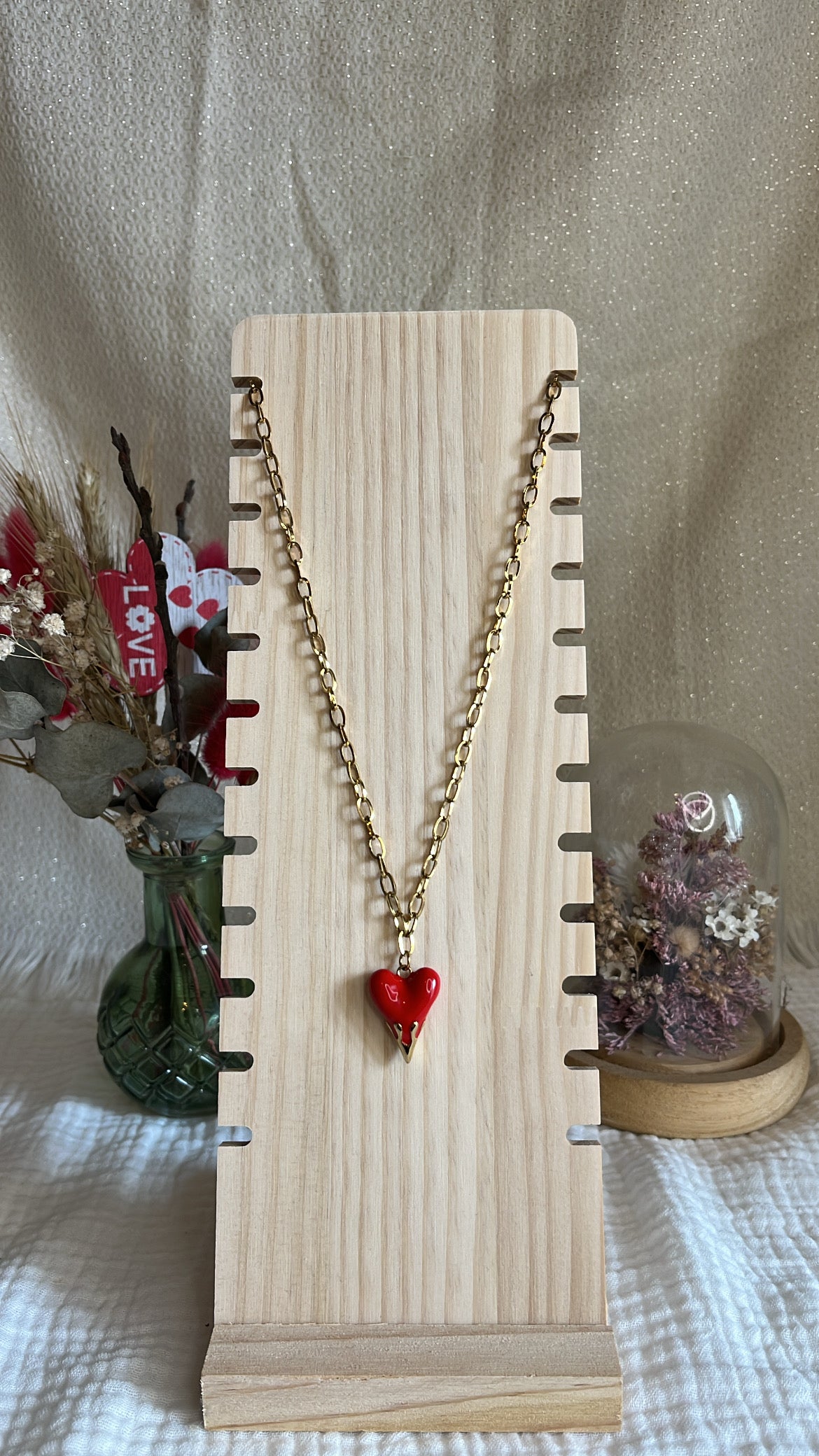 Collier Coeur de Soie