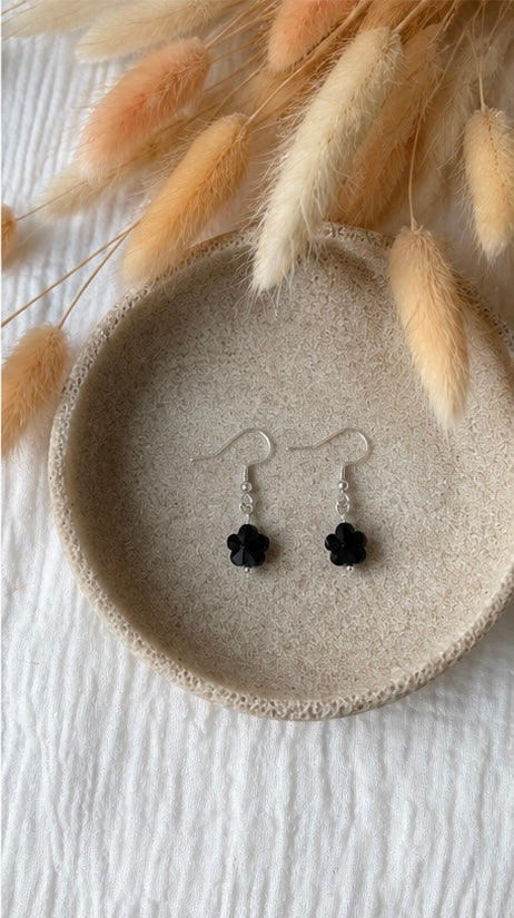 Boucle d’oreille jacqueline argenté