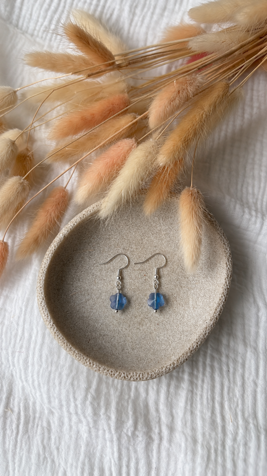 Boucle d’oreille jacqueline argenté
