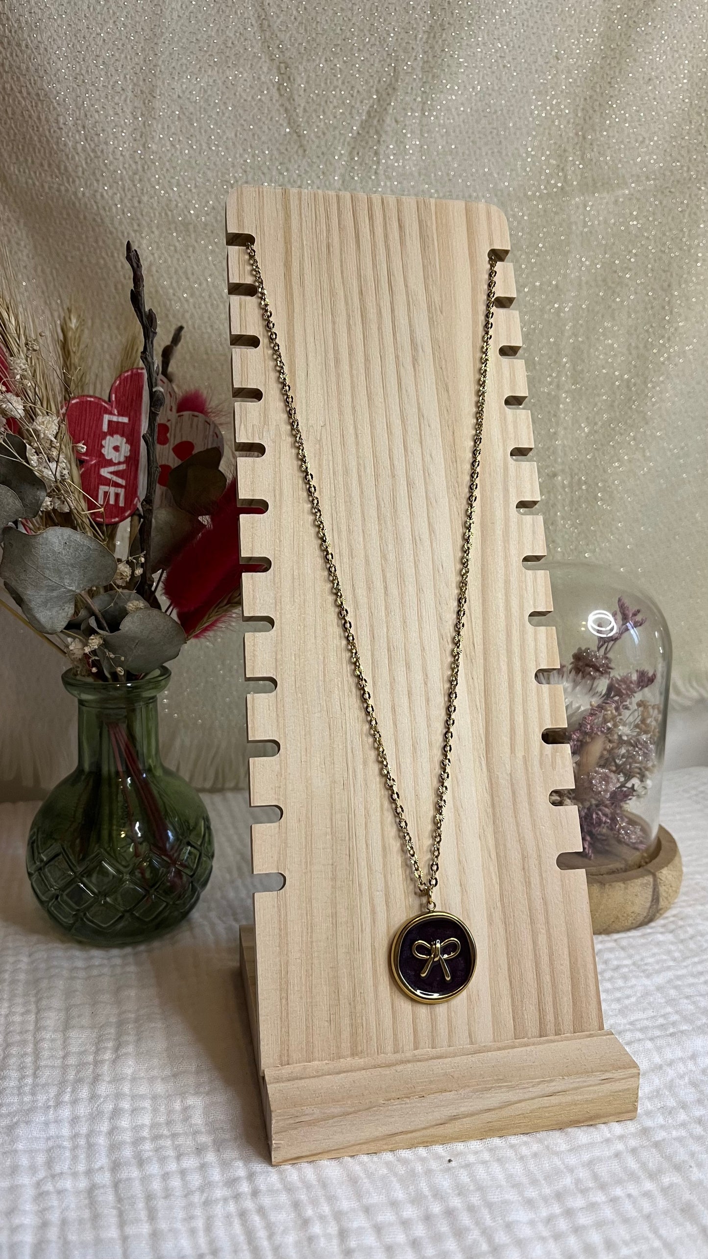 Collier Nœud de Soie