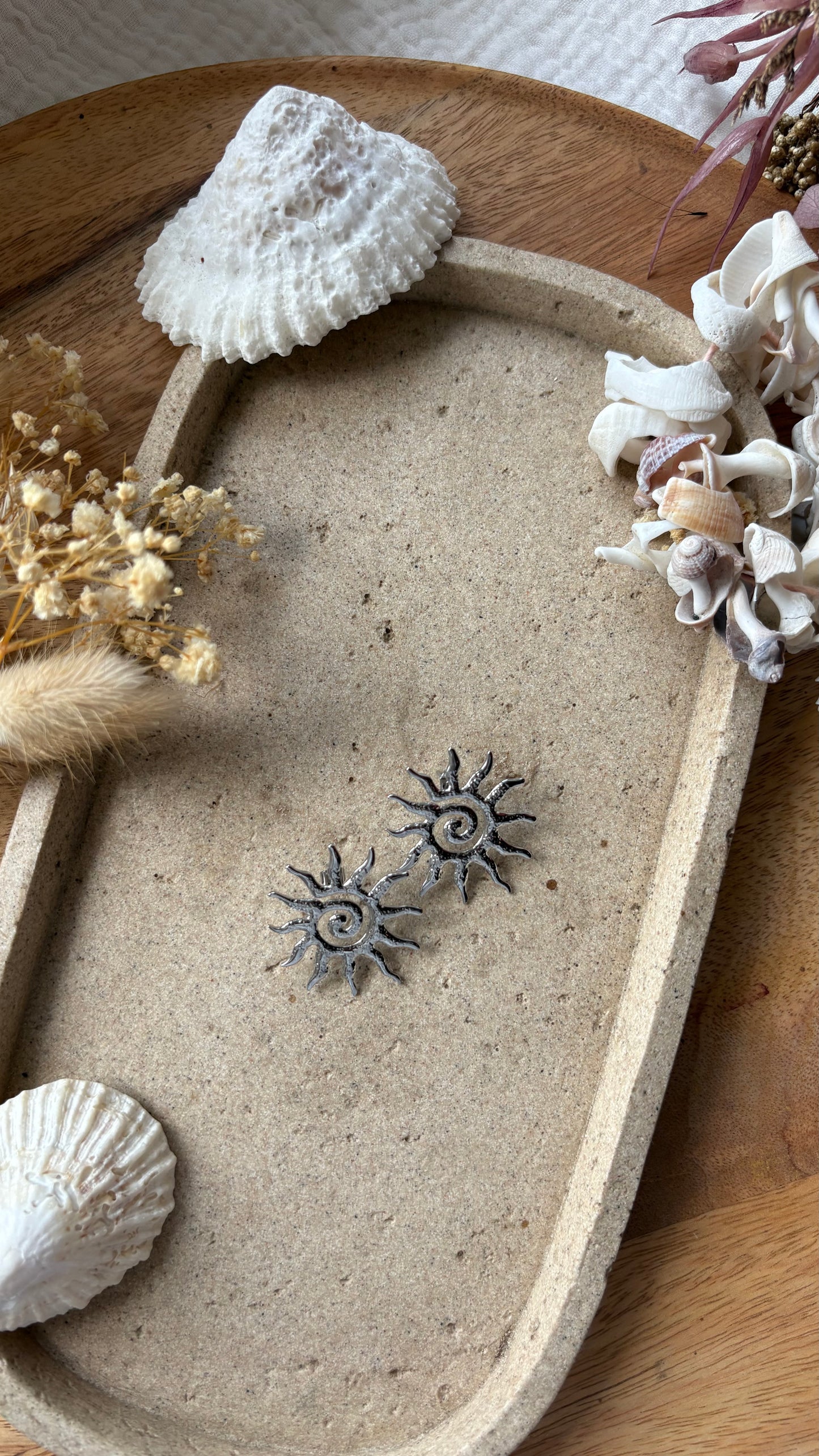 Boucle d’oreille Soleil des dunes