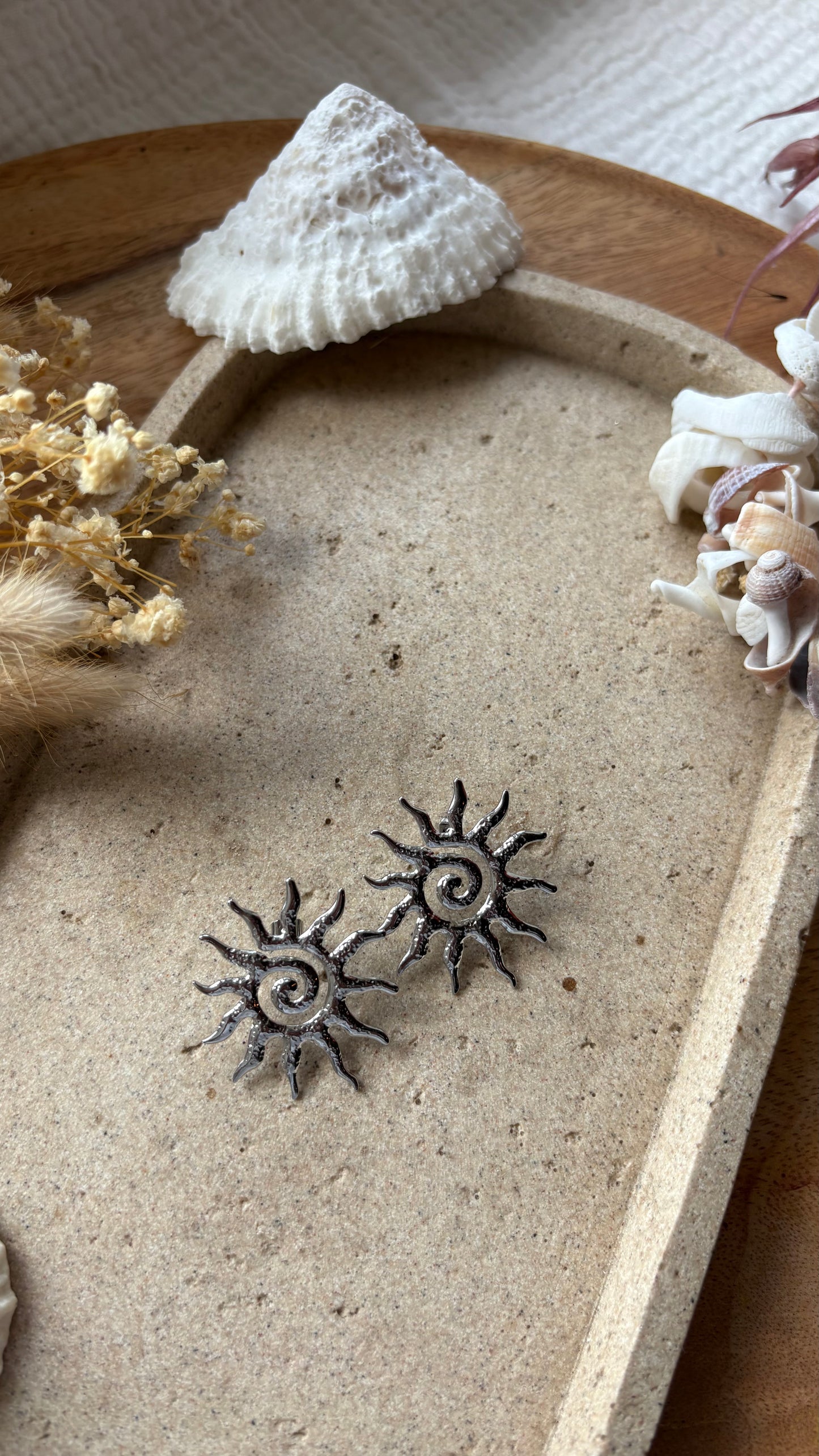 Boucle d’oreille Soleil des dunes