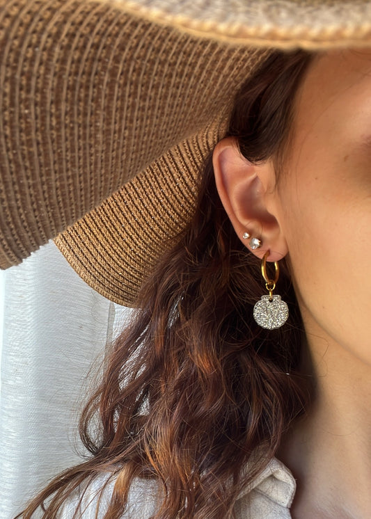 Boucle d'oreille coquillage