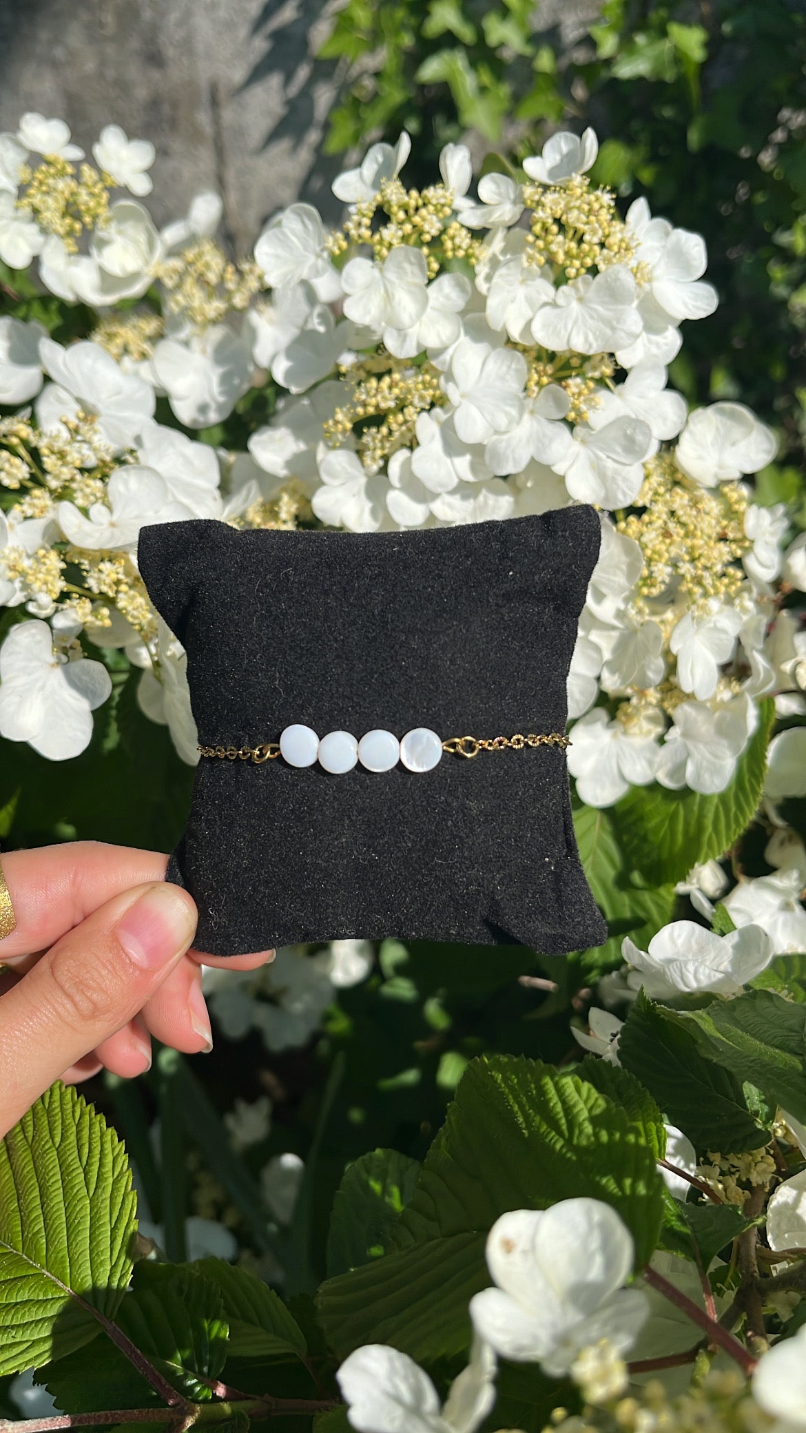 Bracelet perle nacre