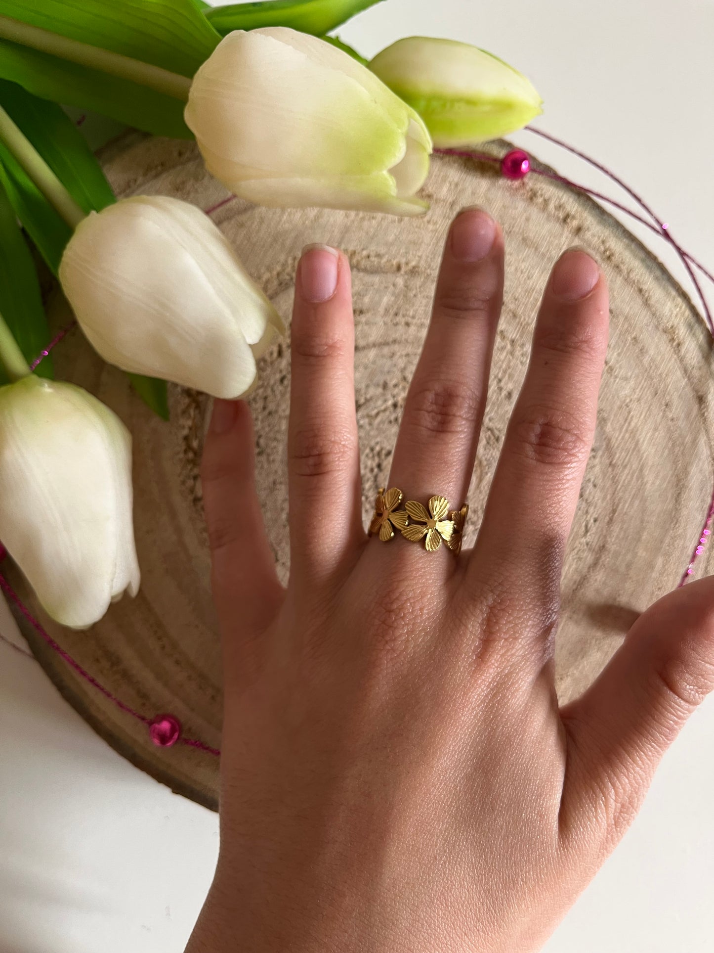 Bague fleur